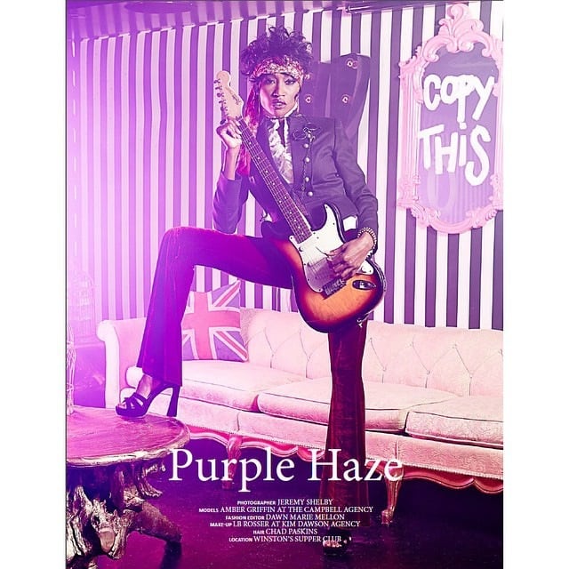 A Jimmy Hendrix-themed photoshoot